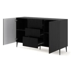 Homlando Ravenna B dressoir ladekast 150 2D3S gefreesd MDF folie mat Best