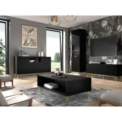 Homlando Ravenna B TV-meubel 200 4D gefreesd MDF folie mat Online