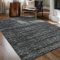 Muratap Relax Oslo - Laagpolig Effen Vloerkleed - Zwart - 200x290 CM