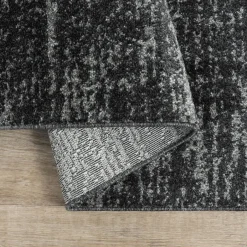 Muratap Relax Oslo - Laagpolig Effen Vloerkleed - Zwart - 200x290 CM