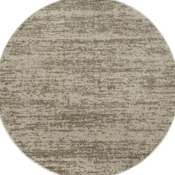 Muratap Relax Oslo - Laagpolig Effen Vloerkleed - Beige - 150 CM ROND New
