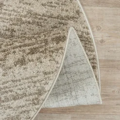 Muratap Relax Oslo - Laagpolig Effen Vloerkleed - Beige - 150 CM ROND New