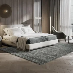 Muratap Relax Oslo - Laagpolig Effen Vloerkleed - Grijs - 160x230 CM Outlet