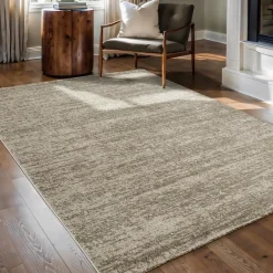 Muratap Relax Oslo - Laagpolig Effen Vloerkleed - Beige - 250x250 CM Vierkant New