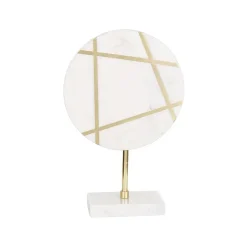 Beliani RETHIMNO - Decoratie figuur - Wit - Marmer