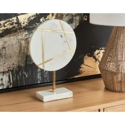 Beliani RETHIMNO - Decoratie figuur - Wit - Marmer