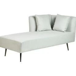 Beliani RIOM - Chaise longue - Mintgroen - Rechtszijdig - Stof