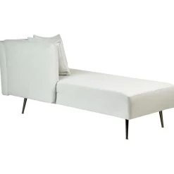 Beliani RIOM - Chaise longue - Mintgroen - Rechtszijdig - Stof