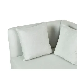 Beliani RIOM - Chaise longue - Mintgroen - Rechtszijdig - Stof