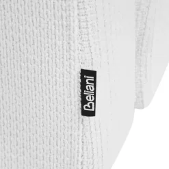 Beliani RIOM - Chaise longue - Wit - Rechtszijdig - Stof Clearance