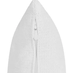 Beliani RIOM - Chaise longue - Wit - Linkszijdig - Stof Discount