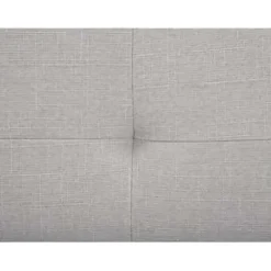Beliani ROCHELLE - Bed opbergruimte - Lichtgrijs - 140 x 200 cm - Polyester Discount