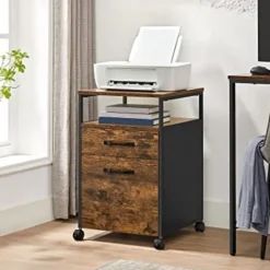 Vasagle Rolkast met wieltjes, 2 laden, 50kg New