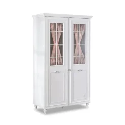 Leen Bakker Romance 2 deurs kledingkast met ramen meisjeskamer Discount