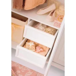 Leen Bakker Romantic 3 deurs kledingkast meisjes kamer Outlet