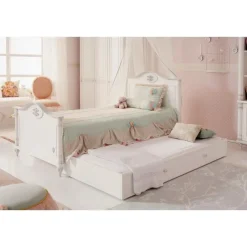 Merkloos Romantic meisjes bed kinderkamer 200 x 100 cm Best
