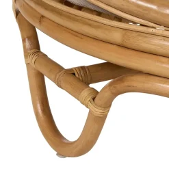 Beliani ROSSANO - Ligstoel - Natuurlijk - Rotan Discount