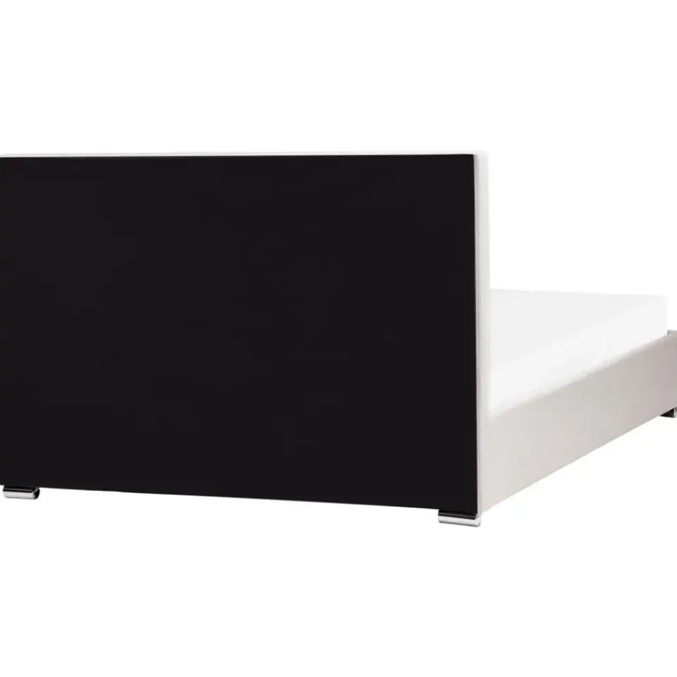 Leen Bakker ROUEN - Bed met opbergruimte - Lichtbeige - 160 x 200 cm - Polyester Best