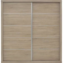 Rousseau Schuifdeurkast Mike - 182,5 x 52,5 cm x 197,5 cm - Sonoma-afwerking Outlet