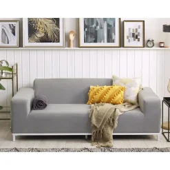 Beliani ROVIGO - Loungebank - Lichtgrijs - Polyester New