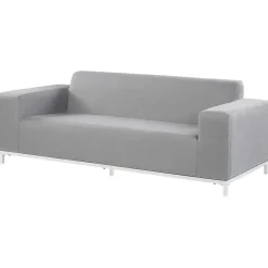 Beliani ROVIGO - Loungebank - Lichtgrijs - Polyester New