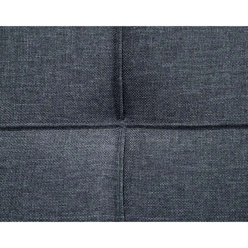 Beliani ROXEN - Slaapbank 3-zits - Donkergrijs - Polyester Discount