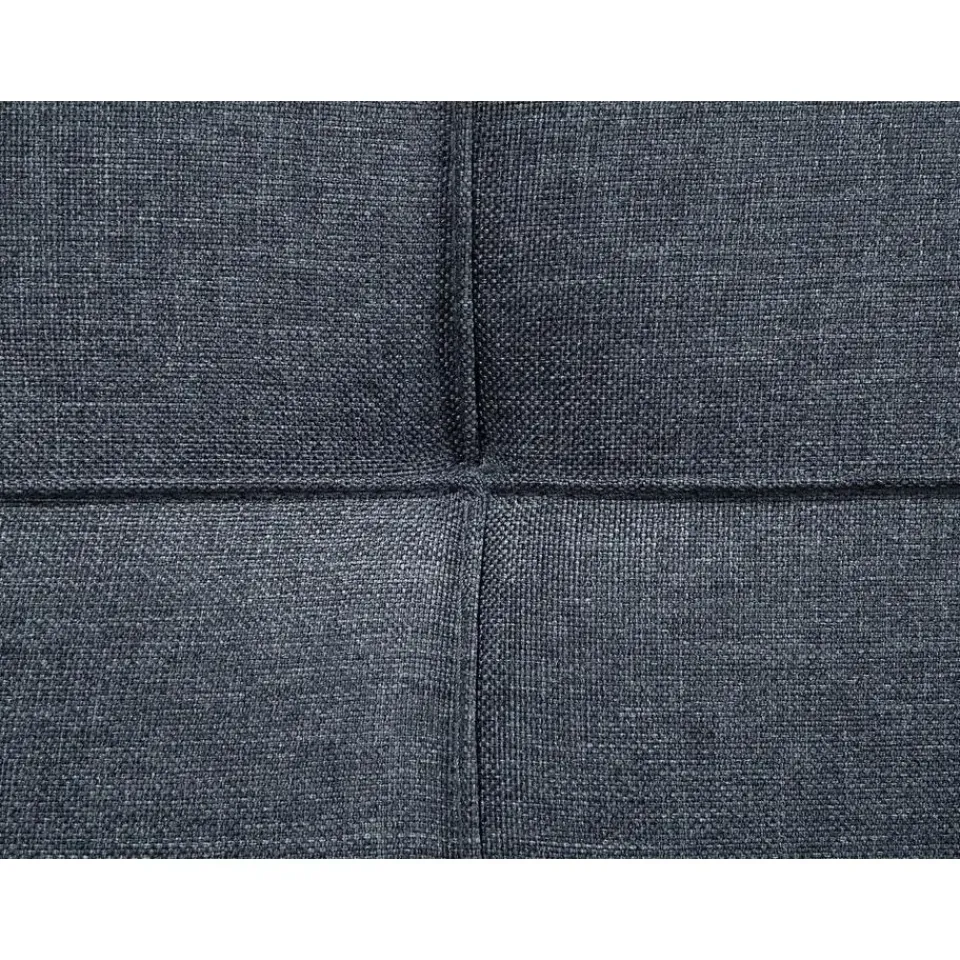 Beliani ROXEN - Slaapbank 3-zits - Donkergrijs - Polyester Discount