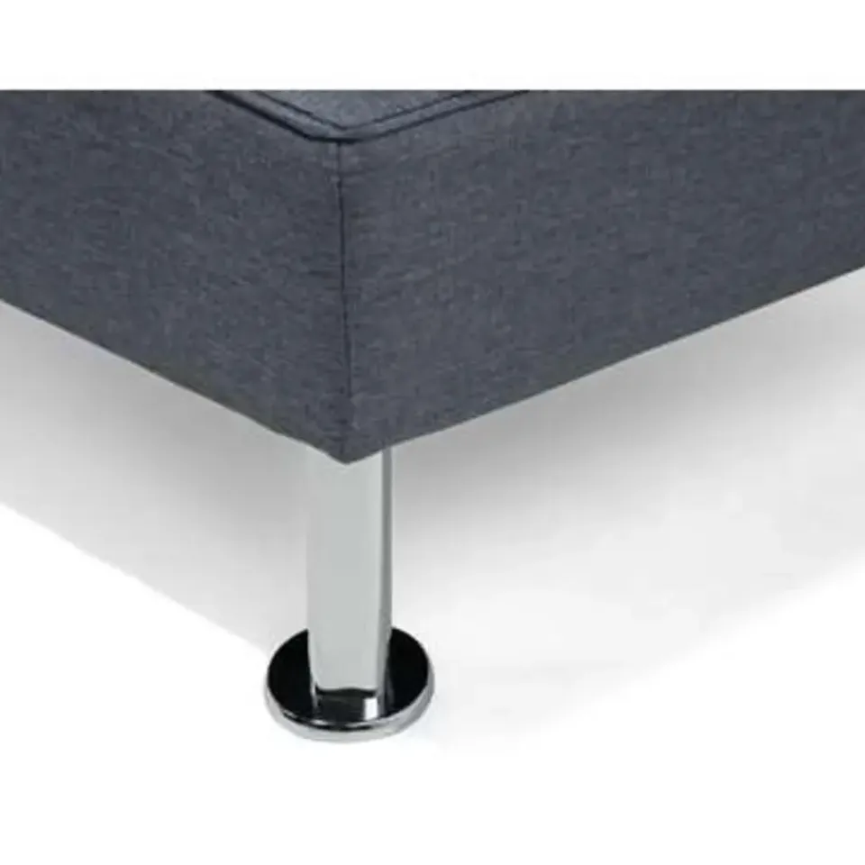 Beliani ROXEN - Slaapbank 3-zits - Donkergrijs - Polyester Discount