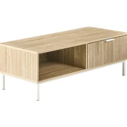 Leen Bakker ROYALLA - Salontafel - Lichtbruin - MDF Discount
