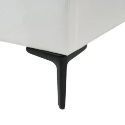 Beliani RUBIAN - Bed met LED - Wit - 90 x 200 cm - Fluweel Hot