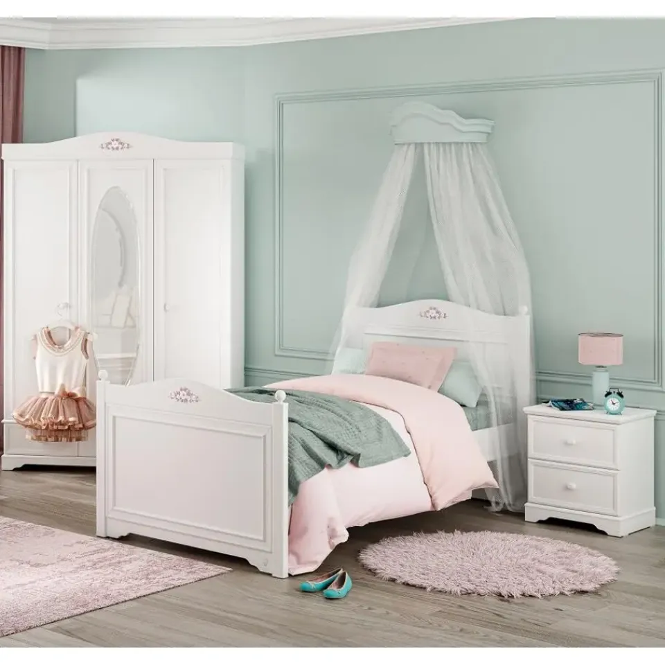 Leen Bakker Rustic commode ladekast wit compleet meisjeskamer Hot