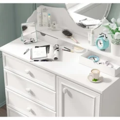 Leen Bakker Rustic commode ladekast wit meisjeskamer Online