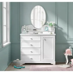 Leen Bakker Rustic commode ladekast wit meisjeskamer Online