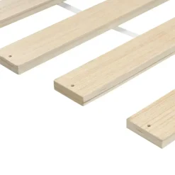 Beliani SALERNAS - Tweepersoonsbed - Zwart - 140 x 200 cm - Dennenhout Online