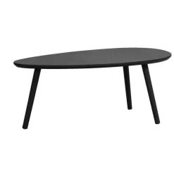 Leen Bakker Salontafel Arvin - zwart - 50x100x40 cm Best