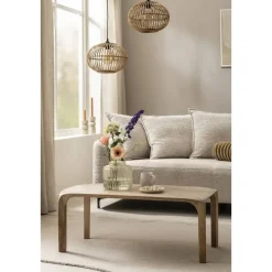 Leen Bakker Salontafel Bansi - mangohout - 50x100x50 cm Best