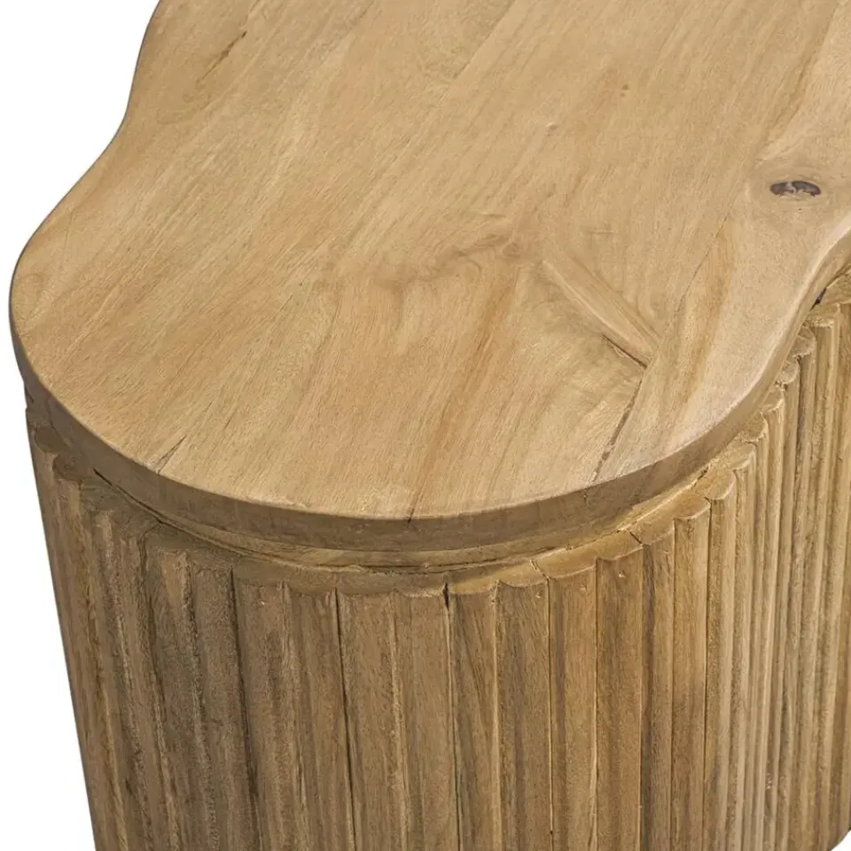 Leen Bakker Salontafel Cyril - mangohout - 80x50x37 cm Online