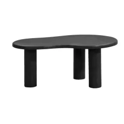 Leen Bakker Salontafel James - zwart - 90x60x37 cm Discount