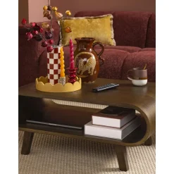 Leen Bakker Salontafel Matteo - walnoot - 37x90x55 cm Online