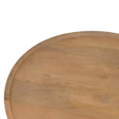 Giga Meubel Salontafel Naturel Mangohout - Ø60x42cm - Joji Sale