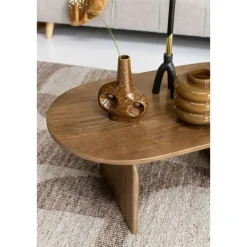 Leen Bakker Salontafel Olivier - mangohout - 100x50x40 cm Clearance