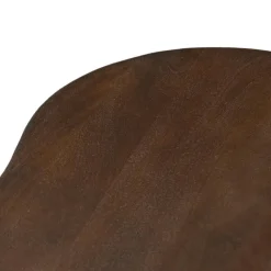 Giga Meubel Salontafel Organisch 120cm - Donkerbruin Mangohout - Jessie Clearance