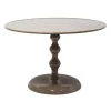 Giga Meubel Salontafel Rond - Taupe Glans - 59x59x38,5cm - Carien Hot