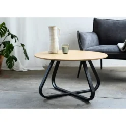 Giga Living Salontafel Rond Ø80cm - Naturel Eiken - Cesura New