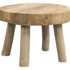 Leen Bakker Salontafel Tjeu - naturel - 43xØ60 cm Best