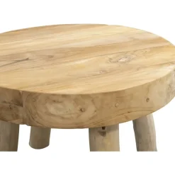 Leen Bakker Salontafel Tjeu - naturel - 43xØ60 cm Best