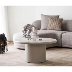 House Nordic Salontafel Zand - Rond - 80x80x40cm - Nagano Outlet
