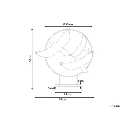 Beliani SAMARIUM - Decofiguur - Meerkleurig - Metaal Discount