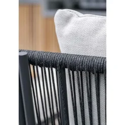 Garden Impressions San Remo divanbed - carbon black - rope lava zwart - valley sand Best