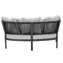 Garden Impressions San Remo divanbed - carbon black - rope lava zwart - valley sand Best